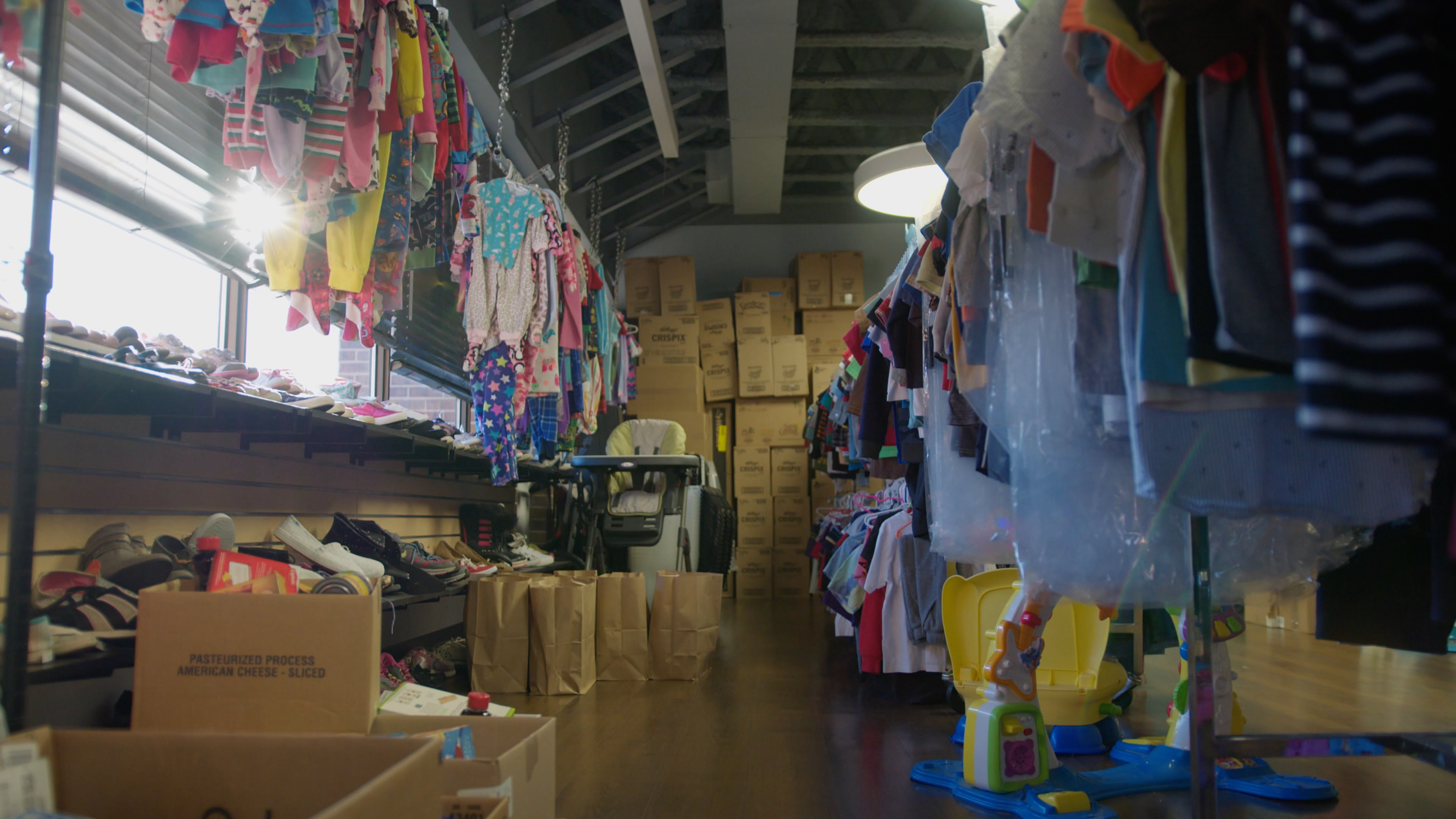 Clothing Closet at Foster Adopt Connect, Independence Missouri